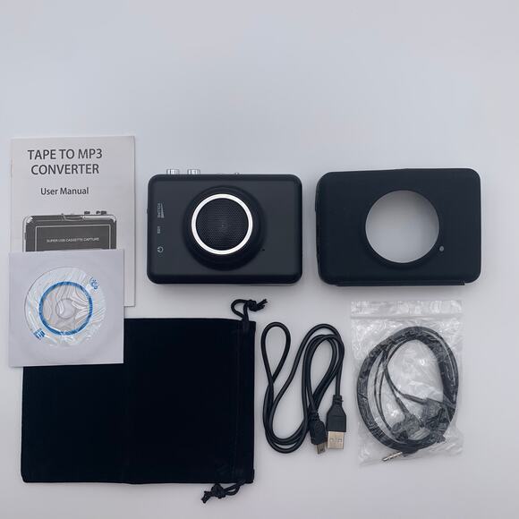 Audio Cassette to MP3 Converter JL-202SP Detachable External Speaker - Picture 3 of 12